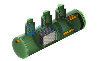 Gidrolica LOS-System 3/пескоотделитель-бензомаслоотделитель-сорбционный фильтр/1,5