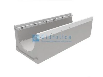 Лоток водоотводный бетонный коробчатый (СО-300мм), с оцинкованной насадкой, с уклоном 0,5% КUу 100.39,9 (30).43(36) - BGZ-V, № 7